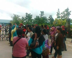 Belasan Mantan Karyawan Panca Rasa Temui Walikota