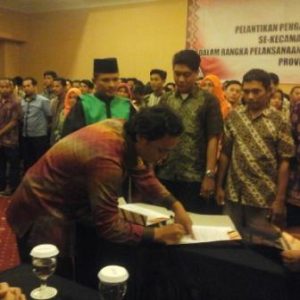 Ratusan Pengawas TPS Dilantik