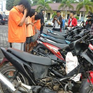 12 Motor Hasil Curanmor Diamankan
