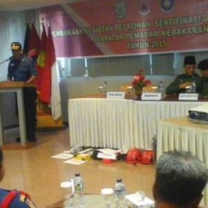 BPBD Tanjungpinang Laksanakan Sertifikasi dan Kualifikasi Aparatur Damkar 2015