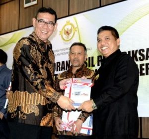 Pemkab Bintan Hadiri Penyerahan LHP Semester II