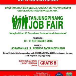 Belum Kerja, Ayo Hadiri Job Fair Sabtu Ini