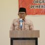 Skretaris Daerha Kota Tanjungpinang, Riono saat membuka Rapat Koordinasi (Rakor) Penataan Kelembagaan Organisasi Perangkat Daerah, di Hotel CK Tanjungpinang, Senin (19/9). (Foto.Hum)