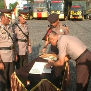 Video Mutasi Tiga Kapolsek Dijajaran Polres Tanjungpinang