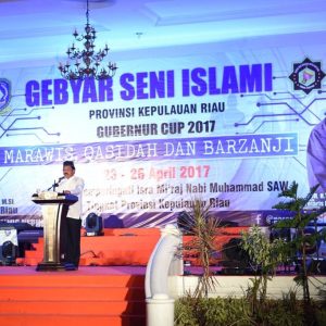Gubernur Buka Gebyar Seni Islami Kepri 2017
