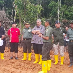 Danrem 033 Wirapratama Kunjungan kerja di Daik