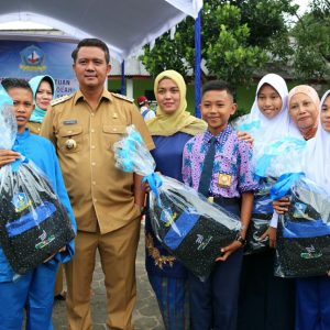 Batik Padi Mas ciri Khas Seragam Sekolah Siswa Siswi Bintan