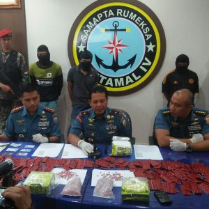 TNI AL Gagalkan Penyelundupan Sabu 3 Kg Dari Malaysia