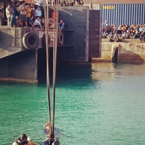 Pekerja Tewas Tertimpa Crane Putus