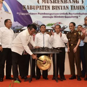 Bupati Bintan Buka Musrenbang Kabupaten Bintan Tahun 2018