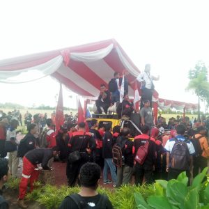 Ratusan Buruh Batam Tuntut Penetapan UMSK
