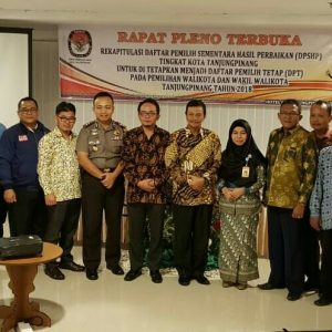 KPU Tetapkan 141.777 DPT Pilkada Kota Tanjungpinang