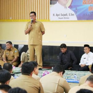 Sambut Bulan Suci Ramadhan 1439 H, Bupati Bintan Bersama Aparatur Gelar Do’a Bersama