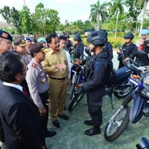 Gubernur dan Kapolda Pastikan Kesiapan Pasukan