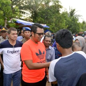 Pembangunan Jembatan Tanah Merah, Desa Penaga Dikerjakan Tahun 2018 Ini