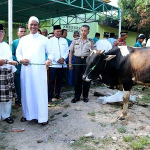 Pemkab Bintan Bagikan 17 Ekor Hewan Qurban Usai Sholat Idul Adha