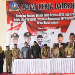 Rapat Kerja Daerah Kabupaten Bintan Hasilkan Komitmen Capai APBD Berkualitas