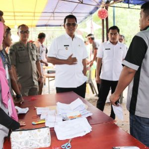 Bupati Tinjau Pelaksanaan Pilkades Serentak