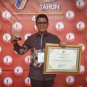 Pemkab Bintan Raih Penghargaan HAM 2018 Dari Menkumham RI