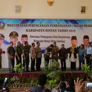 Buka Musrenbang, Bupati Bintan Ingatkan OPD Jangan Boros.