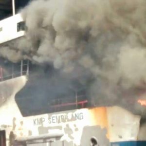 3 Meninggal Insiden KMP Sembilang Terbakar