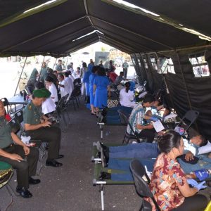 Warga Antusias Ikut Bakti Sosial Kesehatan