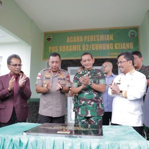 Pos Koramil 02/Gunung Kijang Diresmikan