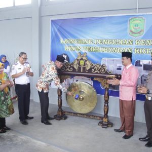 Pemko Launching Pengujian Kendaraan bermotor Kurangi Kecelakaan Dan Polusi