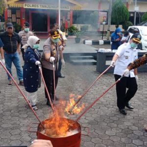 25 Kg Narkoba Dimusnahkan Dari 4 Tersangka