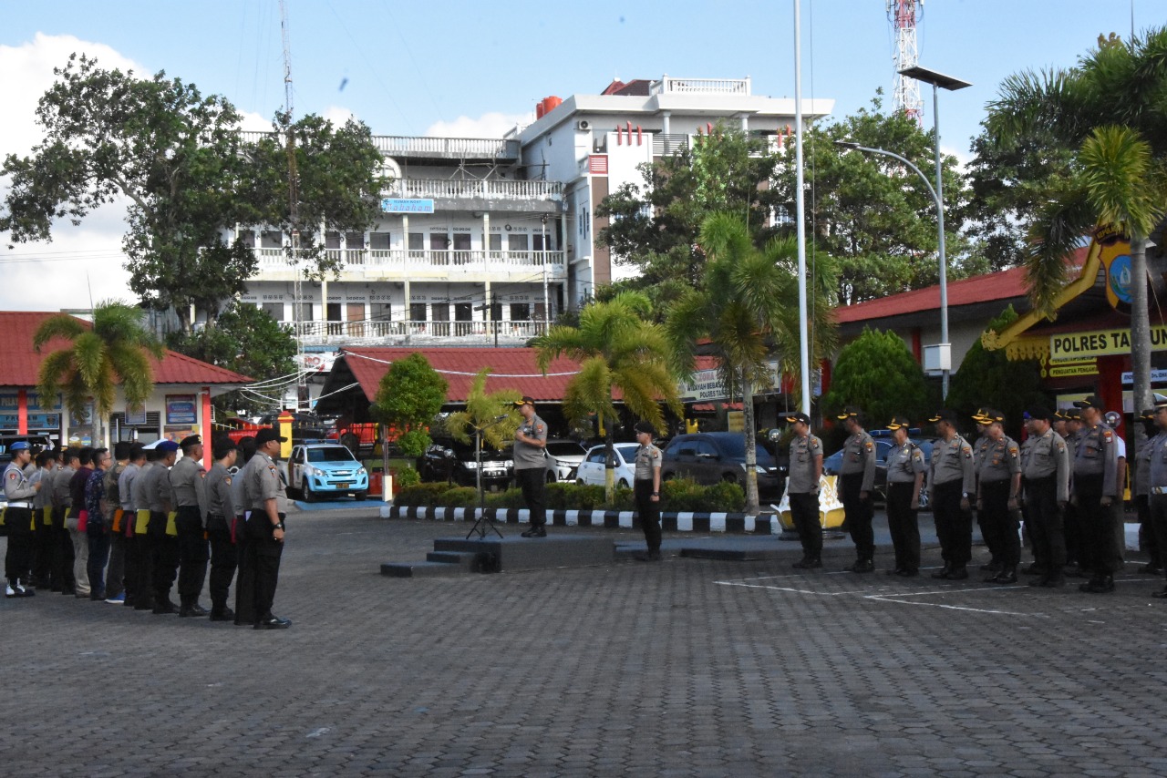 Ratusan Personil Polres Tanjungpinang Siap Amankan Perayaan Imlek