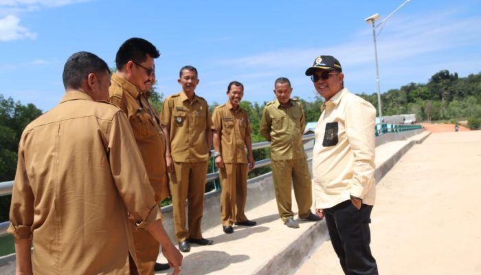 Jembatan Belak-Kemalai Desa Penaga Sudah Bisa Digunakan.