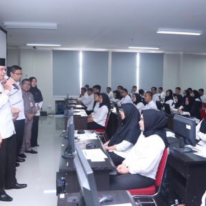 Wako Tinjau Peserta Ujian SKD CPNS Berikan Semangat Dan Motivasi