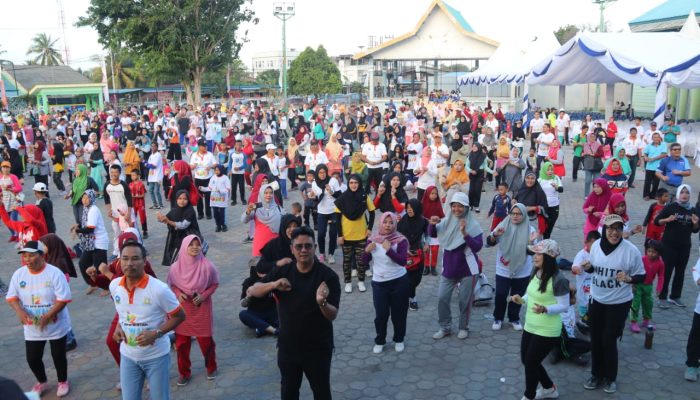Senam Sehat BPR Bintan Bertabur Hadiah