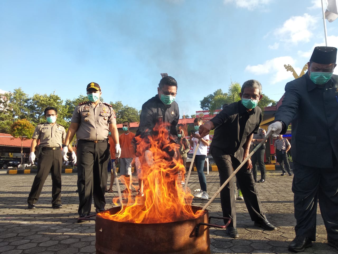 Barang Bukti Sabu 8,5 Kg Dimusnahkan