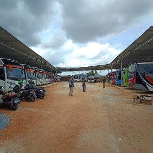 Dampak Virus Corona Puluhan Bus Pariwisata Tidak Beroperasi
