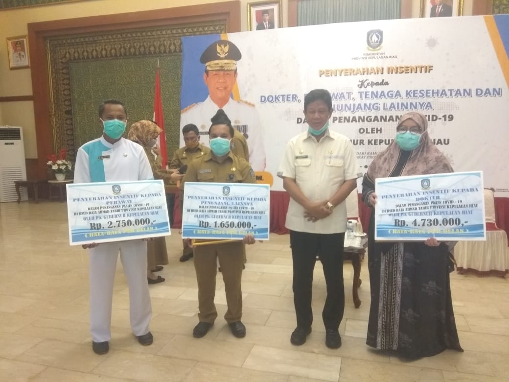 Tenaga Kesehatan Penanganan Pasien Covid-19 Terima Insentif