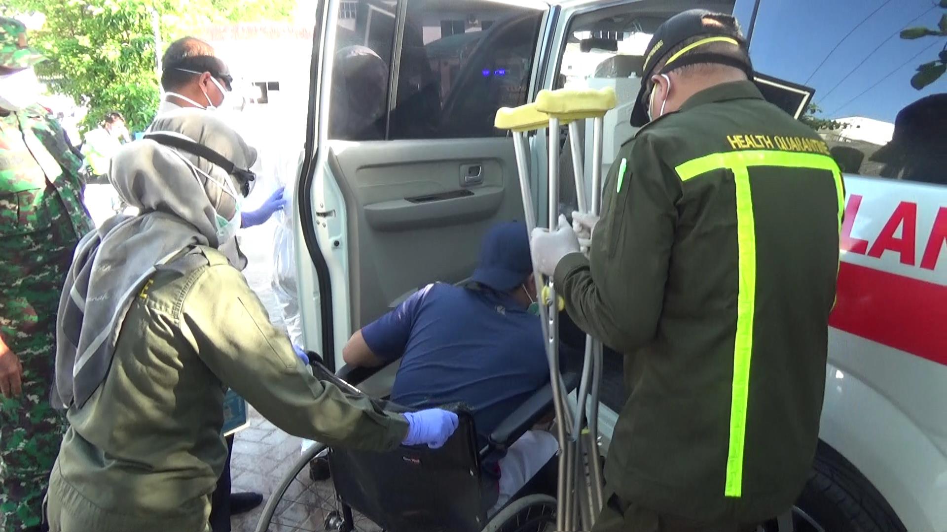 TKI B Status PDP Dirawat Di Ruang Isolasi