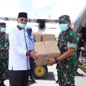 Pemko Terima Bantuan APD dan Ribuan Pack Masker