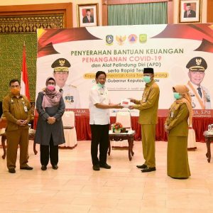 Pemko Tanjungpinang Terima Bantuan Penanganan Covid19