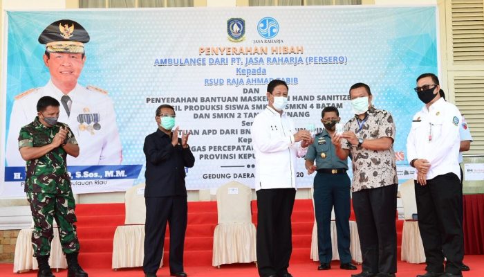 Tangani Pandemi Covid 19 Bersama, Gugus Tugas Covid-19 Kepri Terima Bantuan