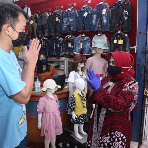 Rahma Tinjau Pasar Jalan Merdeka Jelang New Normal