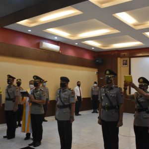 Sertijab Kasat Sabhara Dan Kapolsek Polres Tanjungpinang