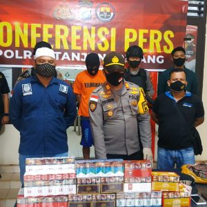 Pencuri 1.310 Bungkus Rokok Di Pinang Lestari Diancam 5 Tahun Penjara