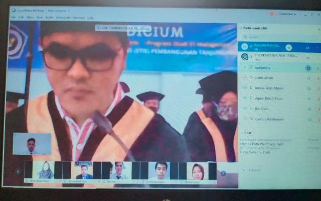 STIE Tanjungpinang Gelar Yudicium Secara Online