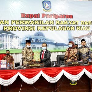 Plt. Gubernur Kepri Sampaikan Ranperda LKPJ 2019