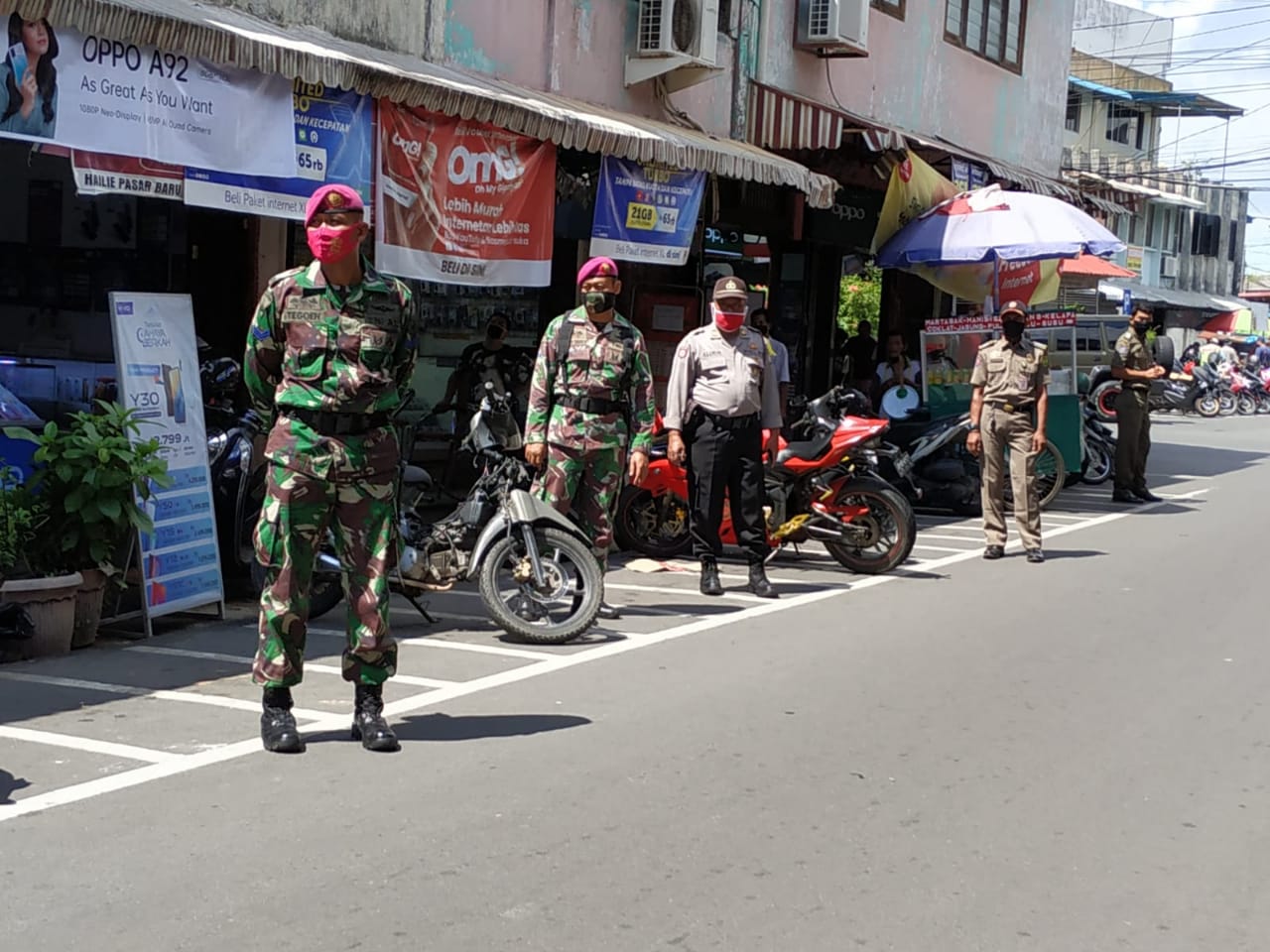 Jelang Normal Baru,Polres Tanjungpinang Bersama Stakeholder Gencar Lakukan Himbauan dan Sosialisasikan Protokol Kesehatan  