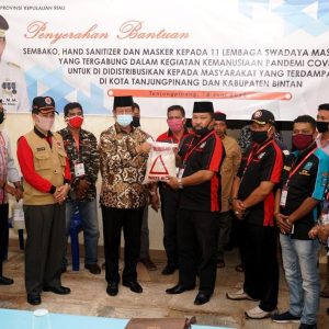 Isdianto Apresiasi 11 LSM TPI dan Bintan Bantu Masyarakat Terdampak Covid-19