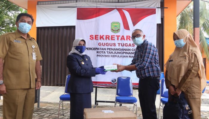 Pemko Tanjungpinang Terima Bantuan 10.000 Masker dari Yayasan BRRI