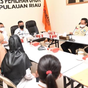 Kunjungi Bawaslu Kepri Pastikan Persiapan Tahapan Pilkada