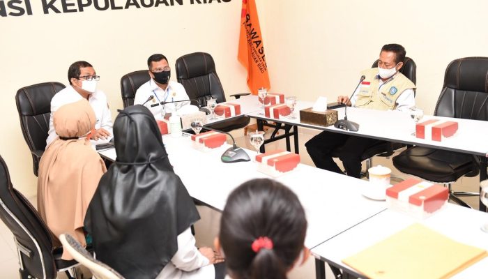 Kunjungi Bawaslu Kepri Pastikan Persiapan Tahapan Pilkada